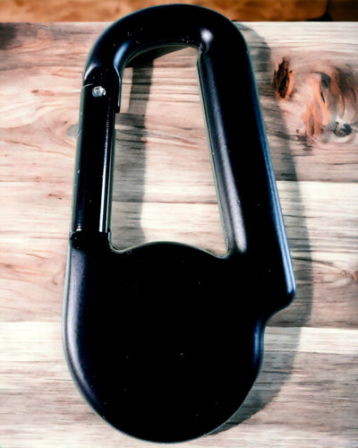 Karabinerkompass mit Thermometer, Schlüsselanhänger - Gravurmöglichkeit