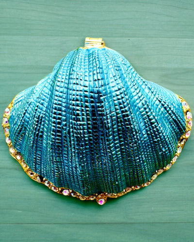 Schatzkammer der Erinnerungen Muschel - Schmuckversteck mit Personalisierung durch Gravur, Geschenk