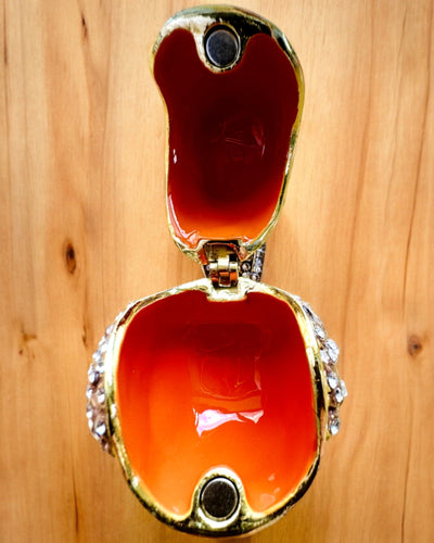 Moineau Coloré avec Gravure - Adorable Cachette pour Trésors