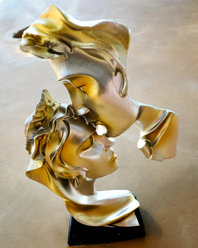 Statua "Eleganza in Pietra" colore argento - Decorativa con Opzione di Incisione, 2 dimensioni a scelta