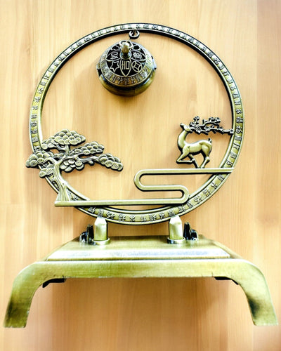 Elegante Supporto in Metallo per Incenso "Grande Serenità" - possibilità di personalizzazione con incisione