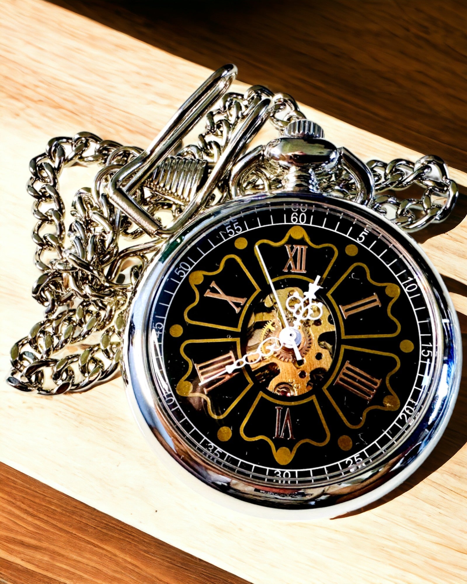 Montre de Poche Style Vintage avec Possibilité de Gravure