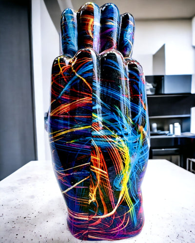 Kalejdoskop Serce – Décoration Artisanale en Résine avec Possibilité de Gravure