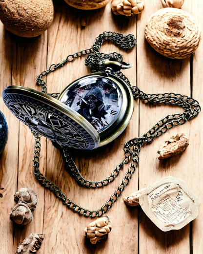Montre de poche "Heritage Timekeeper" Cadeau personnalisé avec gravure