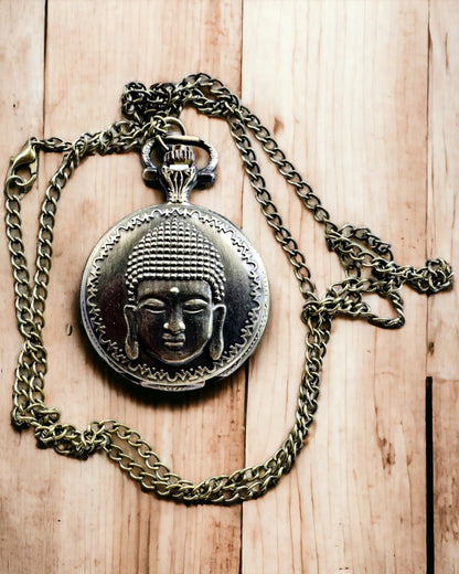Montre de Poche "Buddha Time Elegance", possibilité de personnalisation par gravure