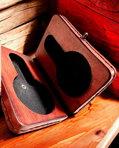"Komandorskie Etui" – Étui pour Montre de Poche ou Boussole Fait Main avec Possibilité de Personnalisation