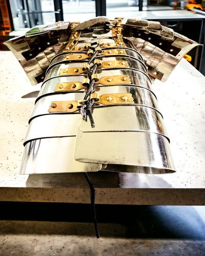 Armatura del Guerriero Cittadino - Fatta a Mano, Possibilità di Incisione, Altezza Circa 40 cm