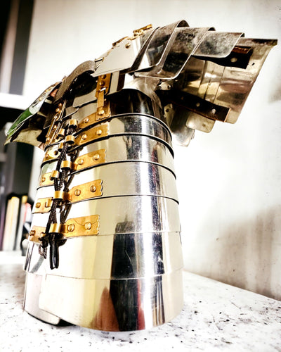 Armatura del Guerriero Cittadino - Fatta a Mano, Possibilità di Incisione, Altezza Circa 40 cm