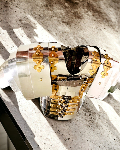 Armatura del Guerriero Cittadino - Fatta a Mano, Possibilità di Incisione, Altezza Circa 40 cm