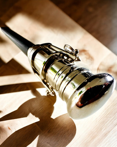 WALKING CANE WITH HANDLE AND TELESCOPE FUNCTION – ELEGANT AND FASHIONABLE, 95 CM - captain's "Navigator's Crest"