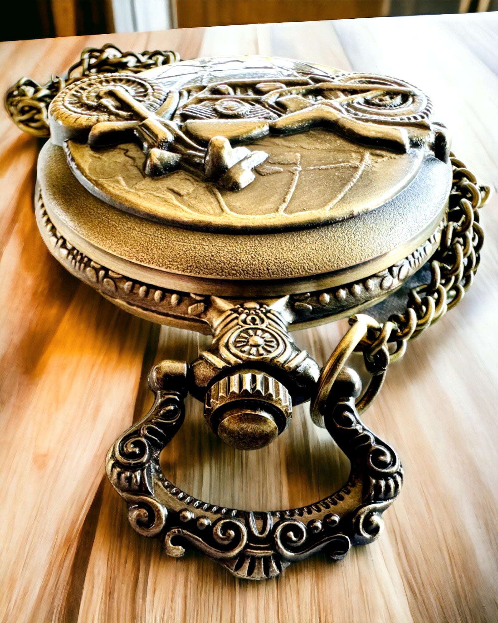 Montre de Poche "Motocyklowy Elegancik" – Gravure