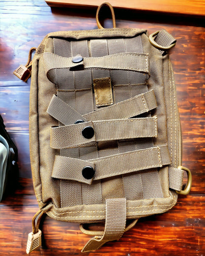 Marsupio tattico del viaggiatore - MOLLE "Militaris" - 26 cm x 5,5 cm x 19 cm