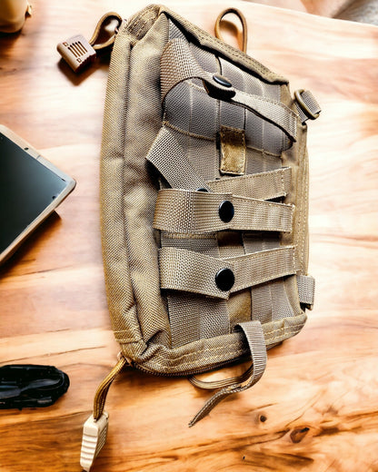 Marsupio tattico del viaggiatore - MOLLE "Militaris" - 26 cm x 5,5 cm x 19 cm
