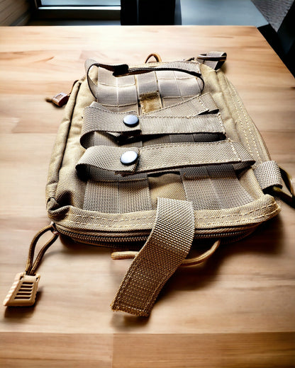 Marsupio tattico del viaggiatore - MOLLE "Militaris" - 26 cm x 5,5 cm x 19 cm