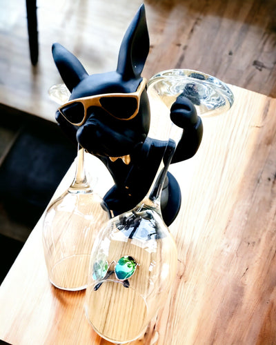 Figurina Bulldog Elegance - Esclusivo portabicchieri, possibilità di personalizzazione con incisione