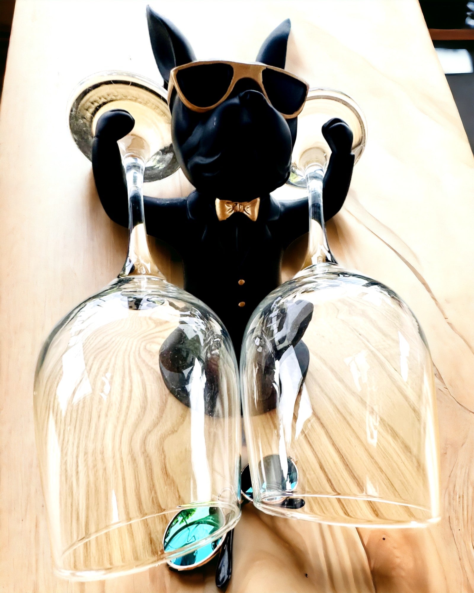 Figurina Bulldog Elegance - Esclusivo portabicchieri, possibilità di personalizzazione con incisione
