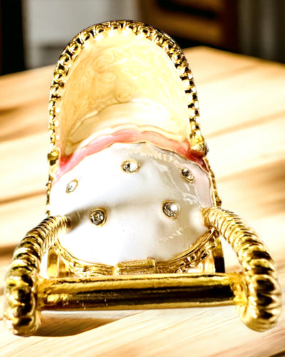 Petit Chariot de Conte de Fées pour Bijoux, Trésors - Élégance Royale, personnalisation par gravure