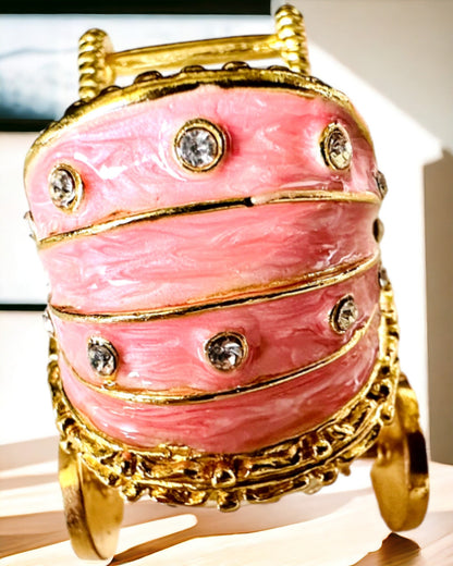 Petit Chariot de Conte de Fées pour Bijoux, Trésors - Élégance Royale, personnalisation par gravure