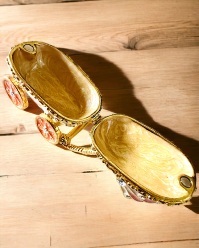 Petit Chariot de Conte de Fées pour Bijoux, Trésors - Élégance Royale, personnalisation par gravure