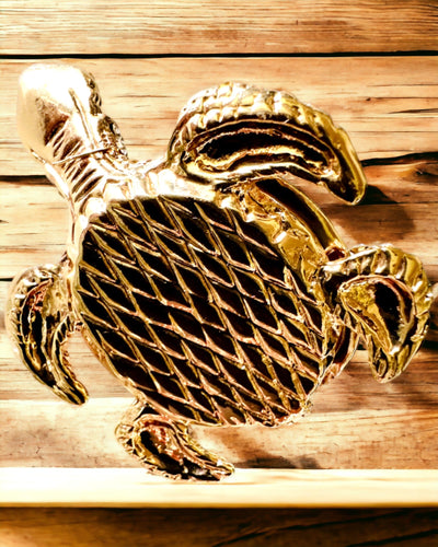 Schmuckkästchen "Schildkrötenfamilie" - Farbe Orange, Personalisierung mit Gravur