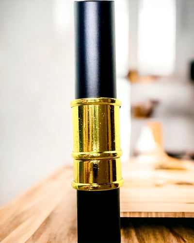 Canne de Luxe avec Poignée Dorée en Forme de Fleur – Élégante et à la Mode, 93 cm