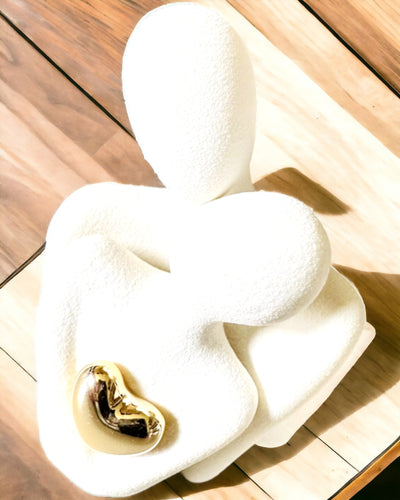 "Love in the Heart – Ceramic Family Figures", personalization with engraving available