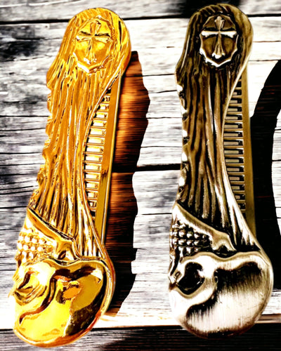 Mystic Skull Comb - premium comb, customizable with engraving