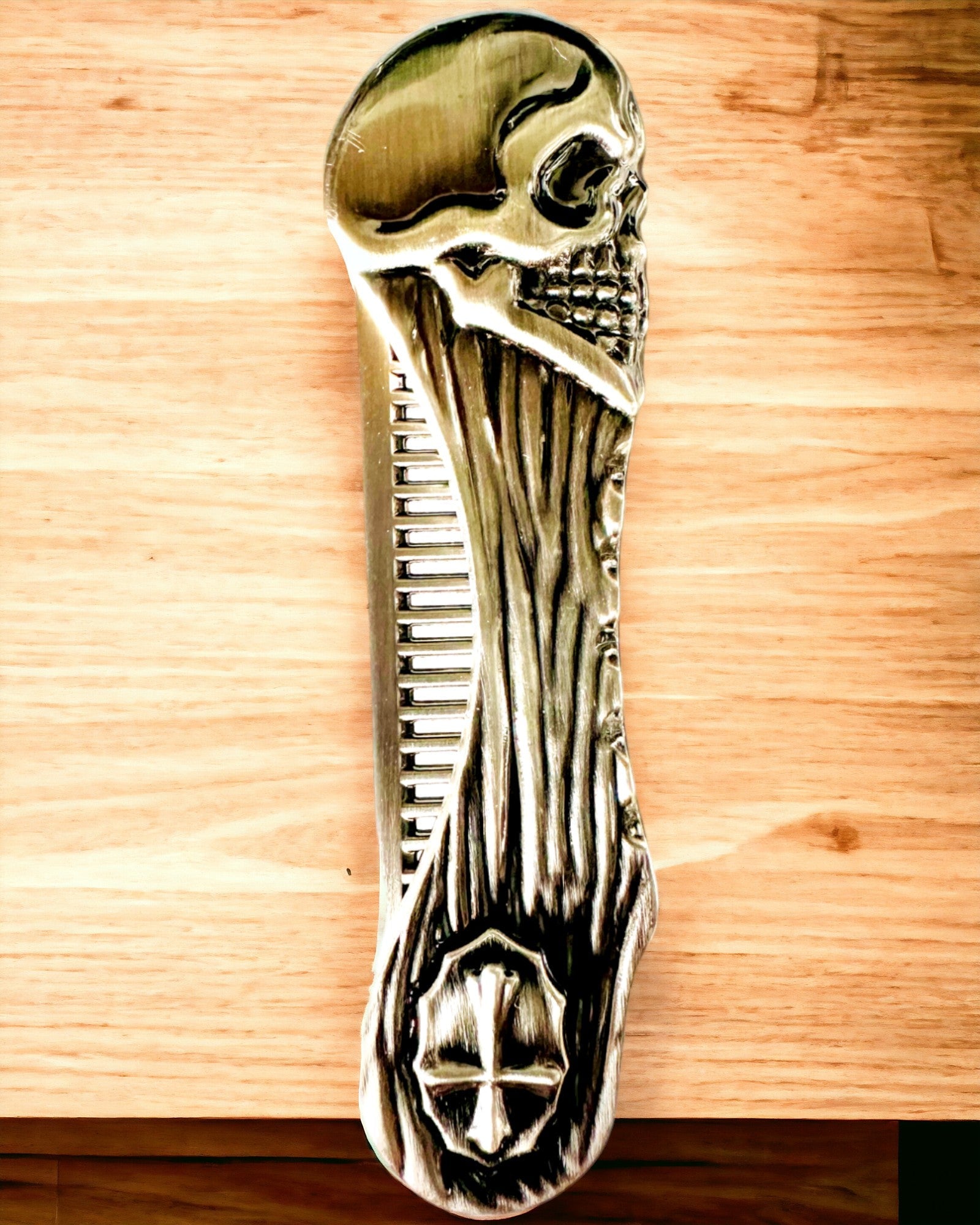 Mystic Skull Comb - peigne premium, possibilité de personnalisation par gravure