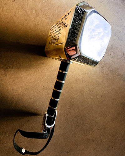Thors Hammer "Chief" - Handgefertigter Handwerkshammer, Personalisierung mit Gravur als Geschenk