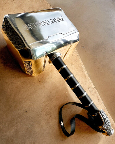 Thors Hammer "Chief" - Handgefertigter Handwerkshammer, Personalisierung mit Gravur als Geschenk