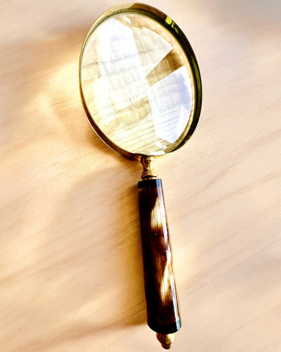 Large Retro Magnifying Glass, personalization option for a gift with engraving - variants available