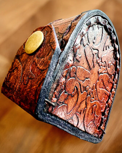 Étui Élégant Maharadży pour Montre de Poche ou Boussole - possibilité de personnalisation avec gravure