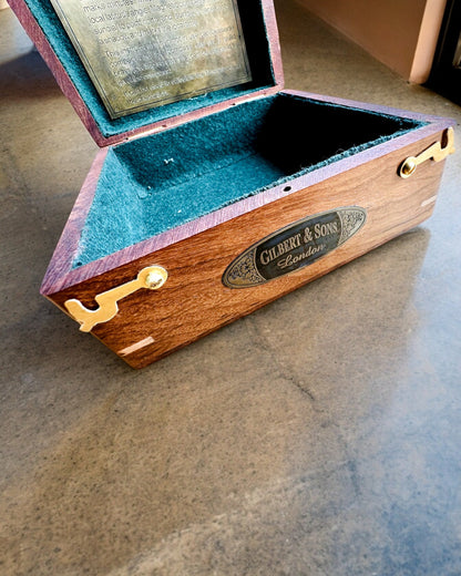Grand Coffret en Bois pour Boussole "Gilbert & Sons" avec Possibilité de Gravure