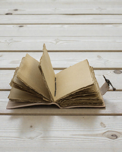 Taccuino in pelle Farfalla dell’ispirazione «Non nascondere mai le tue ali» – 13 × 18 cm