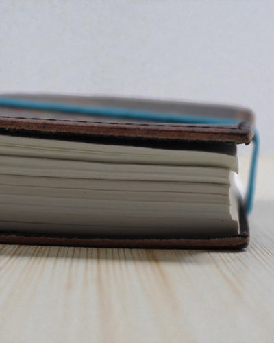 Taccuino stampato in pelle – I miei chakra sono allineati da matti - 17.8×12.7 cm