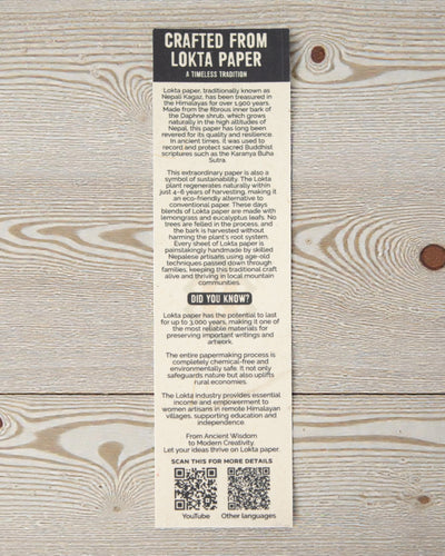 Medium LOKTA Notebook Botanical Touch – Dried Flowers (45 sheets, 15 x 12 cm)