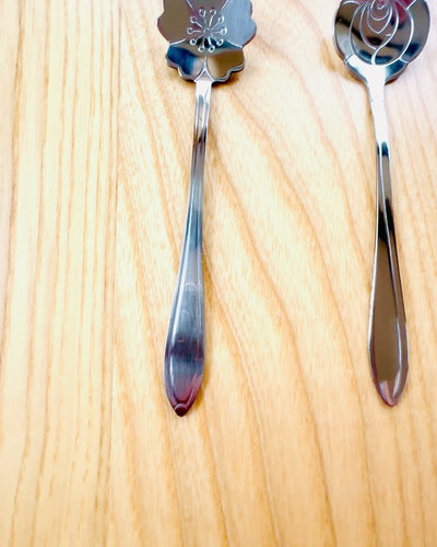 Elegant Spoon "Floral Elegance" – Personalized as a Gift, Engraving, 7 Variants to Choose From