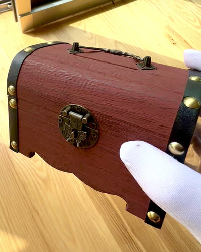 Coffre au Trésor Magique - Tirelire, personnalisation par gravure