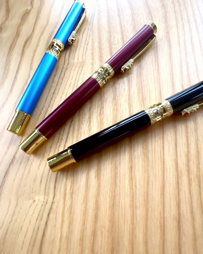 Elegant Dragon Pen, 3 color variants, personalization with engraving available for a gift