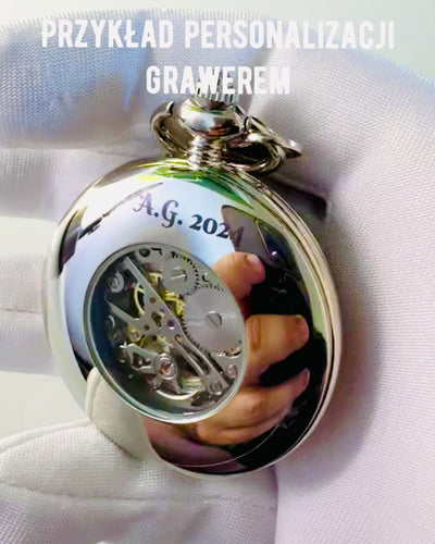 Montre de Poche "Heritage Timekeeper" avec Possibilité de Gravure