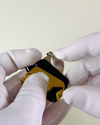 Pendentif Militaire Gravé - Style Rétro en Différentes Couleurs