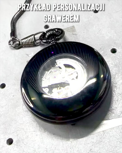 Montre de Poche Mécanique avec Mécanisme Visible – Option de Personnalisation