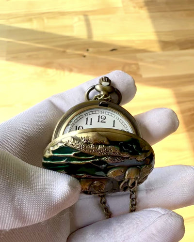 Montre de Poche "Vintage Explorer" avec Possibilité de Gravure