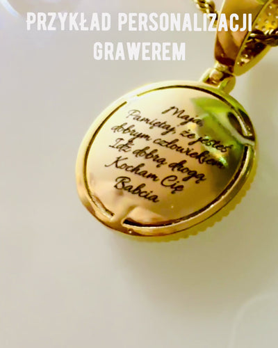 Collana con Pendente Bussola in Stile Glamour con Zirconi per Donne e Uomini - 2 varianti a scelta, personalizzazione con incisione per regalo