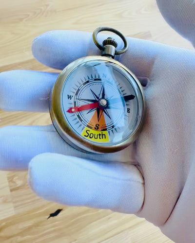 Bussola Tascabile "Orient Express" con Possibilità di Incisione