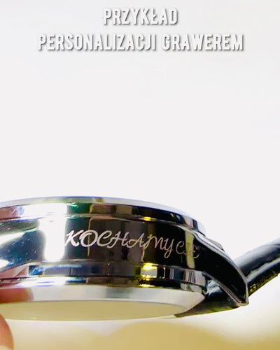 Orologio da uomo elegante KIMSDUN Prestige Meccanismo Trasparente ed Eleganza Sportiva, possibilità di personalizzazione con incisione