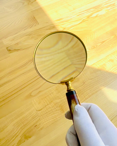 Large Retro Magnifying Glass, personalization option for a gift with engraving - variants available