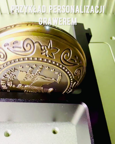 Kompass de Poche Rétro avec Motif de New York – Compas Multifonctionnel et Élégant avec Image de la Statue de la Liberté