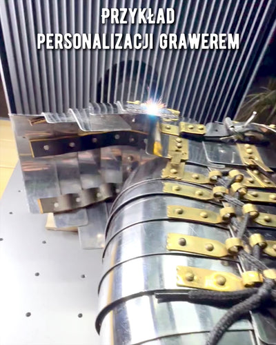 Armatura del Guerriero Cittadino - Fatta a Mano, Possibilità di Incisione, Altezza Circa 40 cm