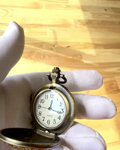 Montre de Poche "Buddha Time Elegance", possibilité de personnalisation par gravure